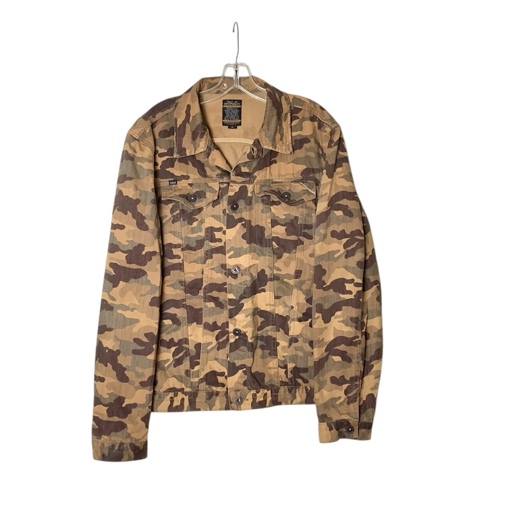 🌵Cult Of Individuality Army Camo Denim Jacket Size XL